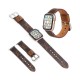 LV Luxury Apple Watch Band - Signature Monogram & Damier Leather Strap with Metal Hardware LV Luxury Apple Watch Band - Signature Monogram & Damier Leather Strap with Metal Hardware