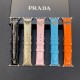 Prada Luxury Watch Band - Shiny Leather Strap with Triangle Logo (Fit Apple Watch & Galaxy Watch) Prada Luxury Watch Band - Shiny Leather Strap with Triangle Logo (Fit Apple Watch & Galaxy Watch)