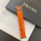 Prada Luxury Watch Band - Shiny Leather Strap with Triangle Logo (Fit Apple Watch & Galaxy Watch) Prada Luxury Watch Band - Shiny Leather Strap with Triangle Logo (Fit Apple Watch & Galaxy Watch)