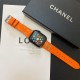 CHANEL Luxury Watch Band - Quilted Leather Strap with CC Logo (Fit Apple Watch & Galaxy Watch)