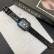 CHANEL Luxury Watch Band - Quilted Leather Strap with CC Logo (Fit Apple Watch & Galaxy Watch) CHANEL Luxury Watch Band - Quilted Leather Strap with CC Logo (Fit Apple Watch & Galaxy Watch)