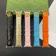 GUCCI Luxury Watch Band - Glossy Leather Strap with GG Logo (Fits Apple Watch & Galaxy Watch)