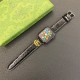 GUCCI Luxury Watch Band - Glossy Leather Strap with GG Logo (Fits Apple Watch & Galaxy Watch) GUCCI Luxury Watch Band - Glossy Leather Strap with GG Logo (Fits Apple Watch & Galaxy Watch)