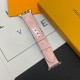 Louis Vuitton Luxury Watch Band - Monogram Leather Strap with LV Logo (Fits Apple Watch & Galaxy Watch) Louis Vuitton Luxury Watch Band - Monogram Leather Strap with LV Logo (Fits Apple Watch & Galaxy Watch)