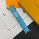 Louis Vuitton Luxury Watch Band - Monogram Leather Strap with LV Logo (Fits Apple Watch & Galaxy Watch) Louis Vuitton Luxury Watch Band - Monogram Leather Strap with LV Logo (Fits Apple Watch & Galaxy Watch)
