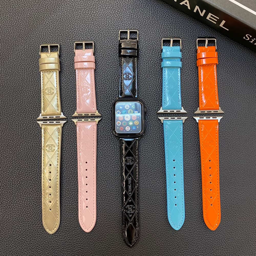 Chanel Luxury Watch Band with CC Logo - Apple & Galaxy