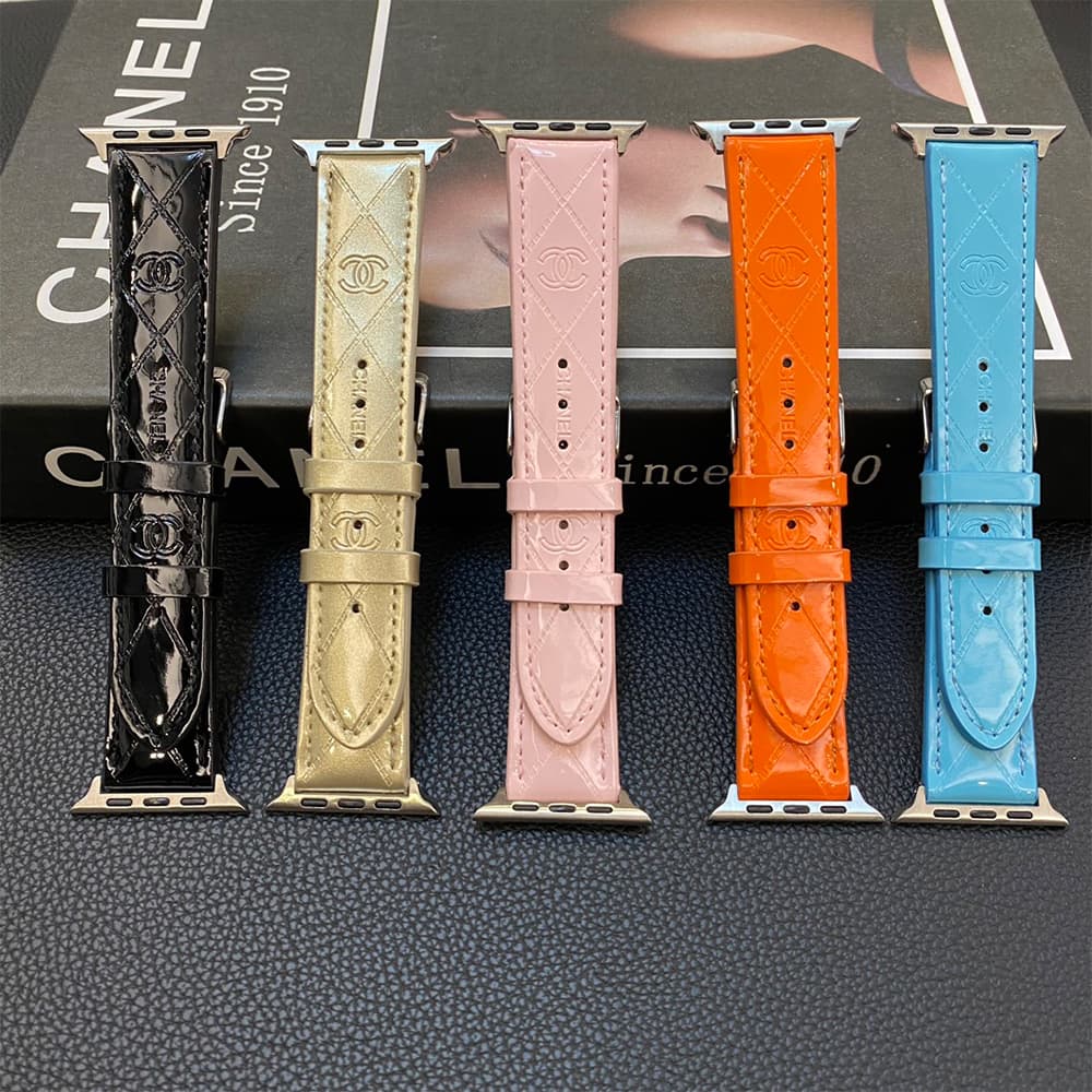 Chanel Luxury Watch Band with CC Logo - Apple & Galaxy