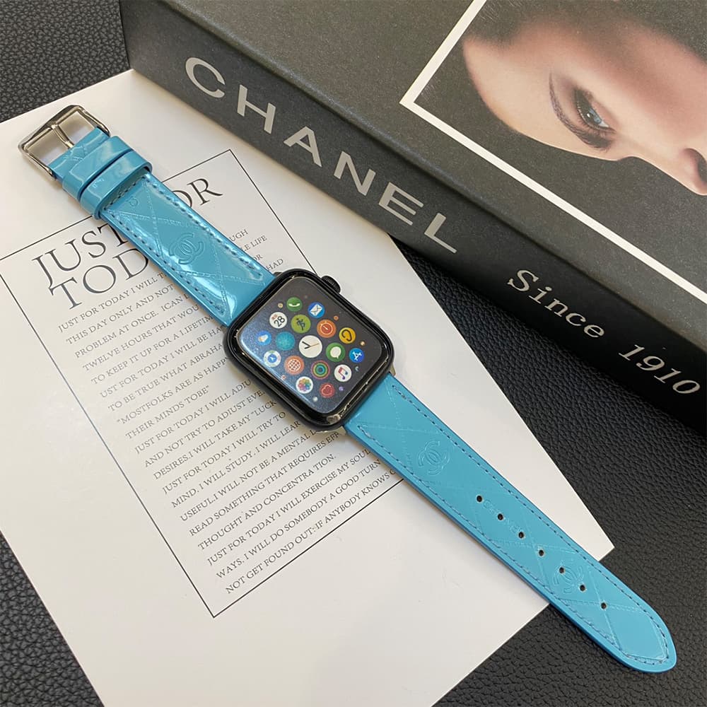 Chanel Luxury Watch Band with CC Logo - Apple & Galaxy