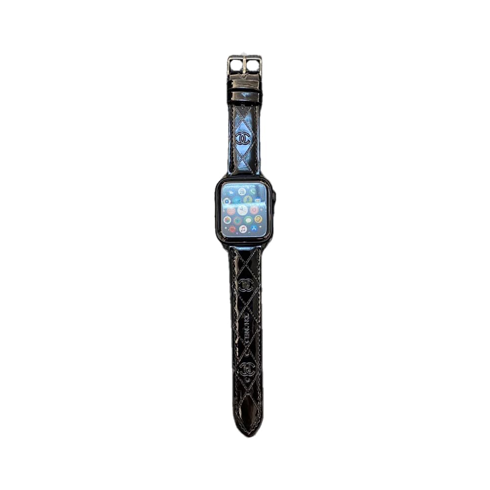 Chanel Luxury Watch Band with CC Logo - Apple & Galaxy