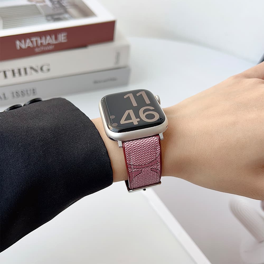 COACH Signature C Pattern & Coach Branding Apple Watch Band