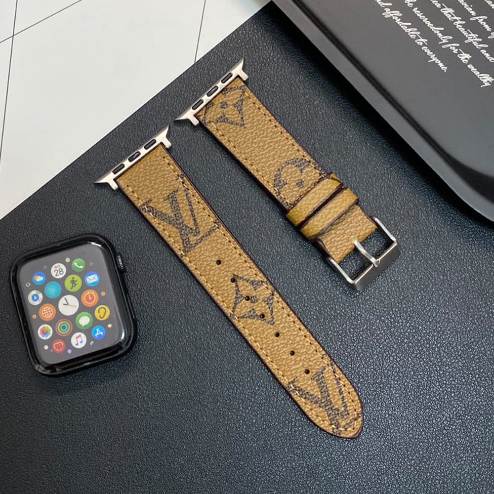 Louis Vuitton Monogram & Damier Patterns Apple Watch Band