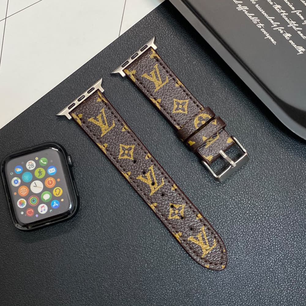 Louis Vuitton Monogram & Damier Patterns Apple Watch Band