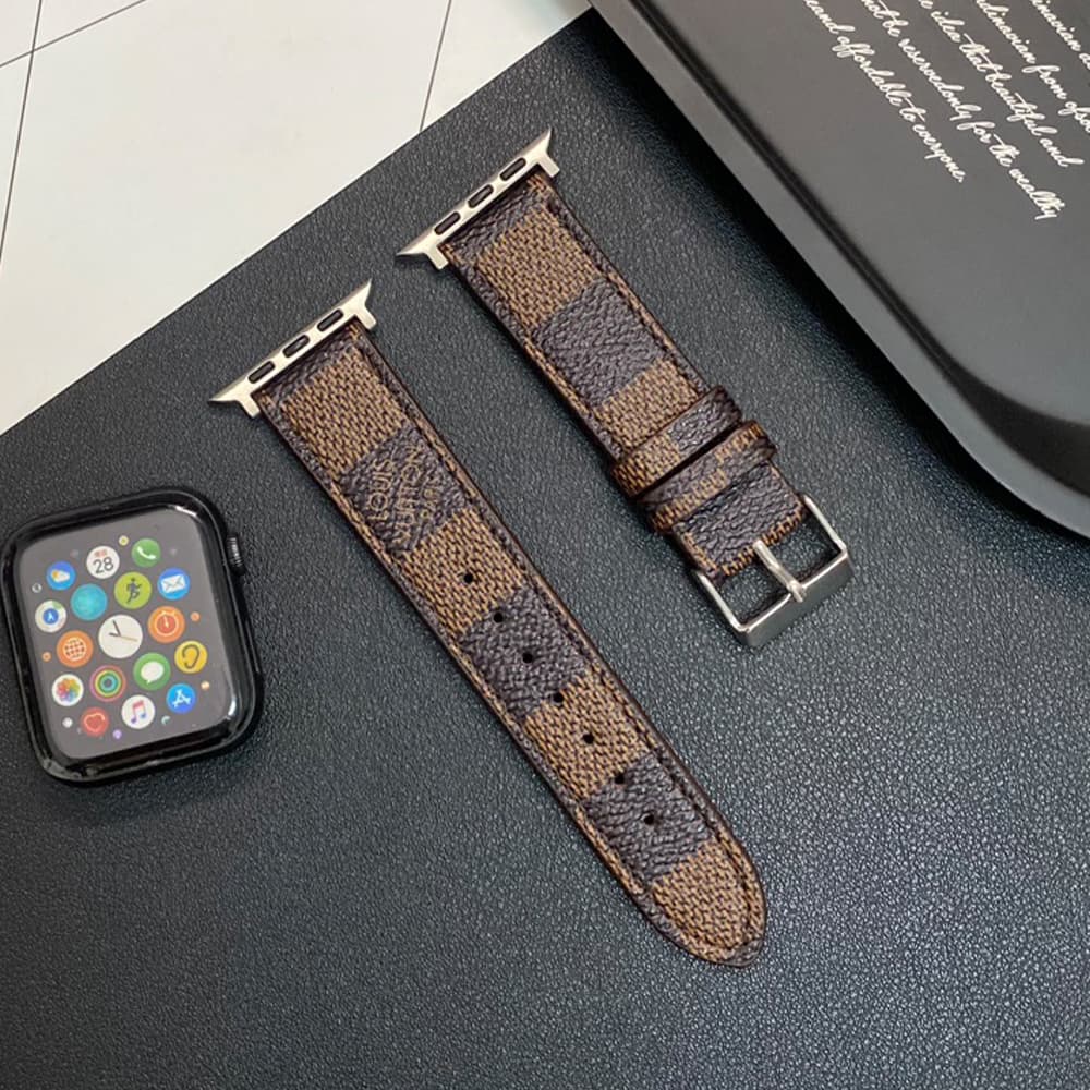Louis Vuitton Monogram & Damier Patterns Apple Watch Band