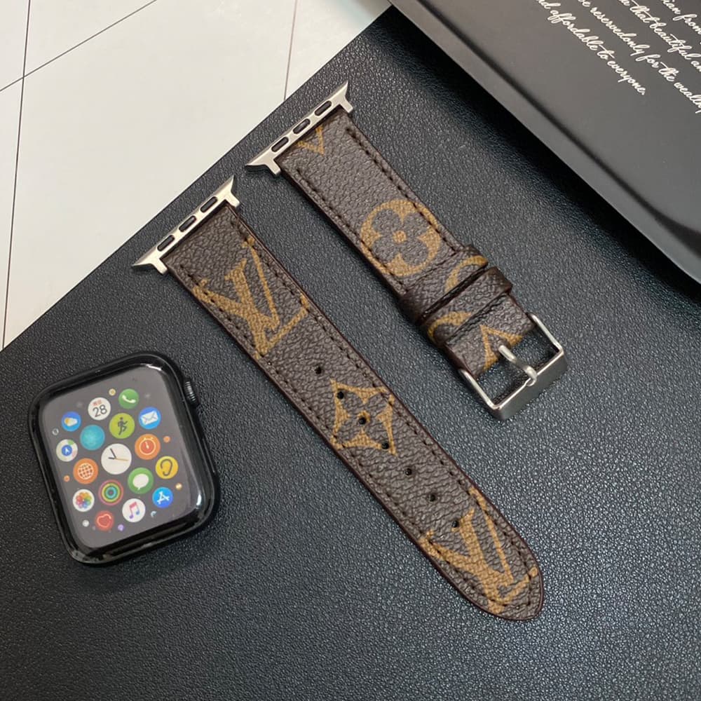 Louis Vuitton Monogram & Damier Patterns Apple Watch Band
