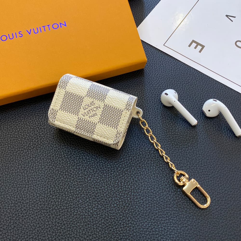 Louis Vuitton AirPods Case Collection - Monogram & Damier with Gold Chain (2 Universal Fits) Louis Vuitton AirPods Case Collection - Monogram & Damier with Gold Chain (2 Universal Fits)