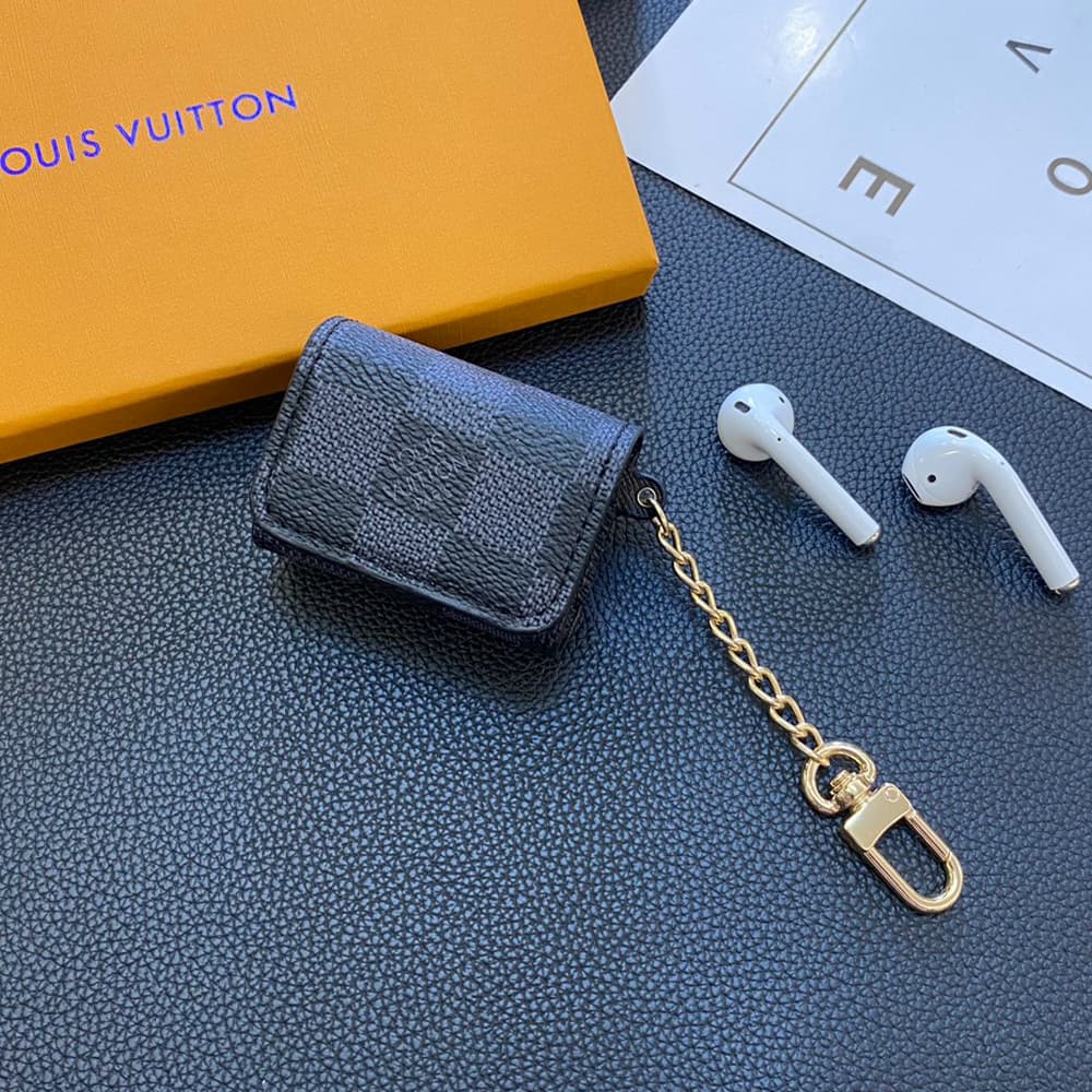 Louis Vuitton AirPods Case Collection - Monogram & Damier with Gold Chain (2 Universal Fits) Louis Vuitton AirPods Case Collection - Monogram & Damier with Gold Chain (2 Universal Fits)