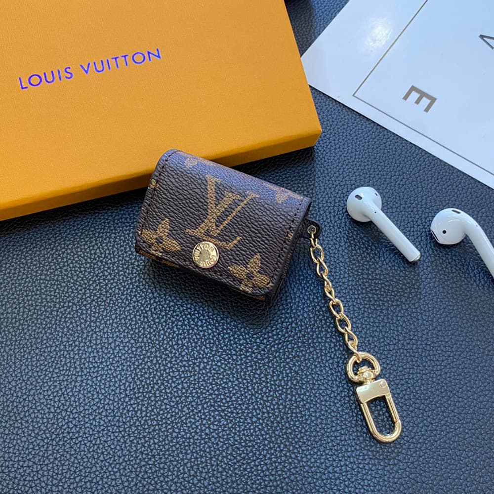 Louis Vuitton AirPods Case Collection - Monogram & Damier with Gold Chain (2 Universal Fits) Louis Vuitton AirPods Case Collection - Monogram & Damier with Gold Chain (2 Universal Fits)
