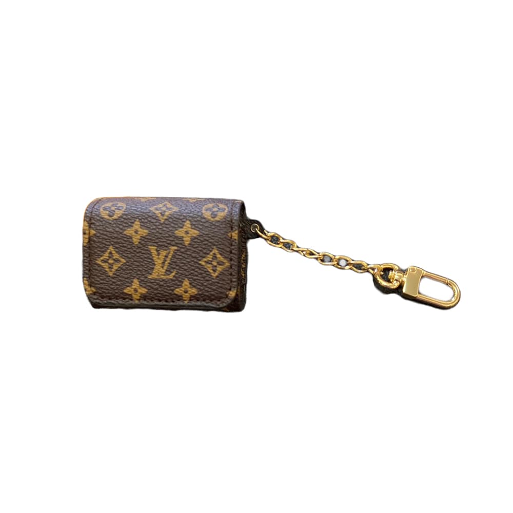 Louis Vuitton AirPods Case Collection - Monogram & Damier with Gold Chain (2 Universal Fits)