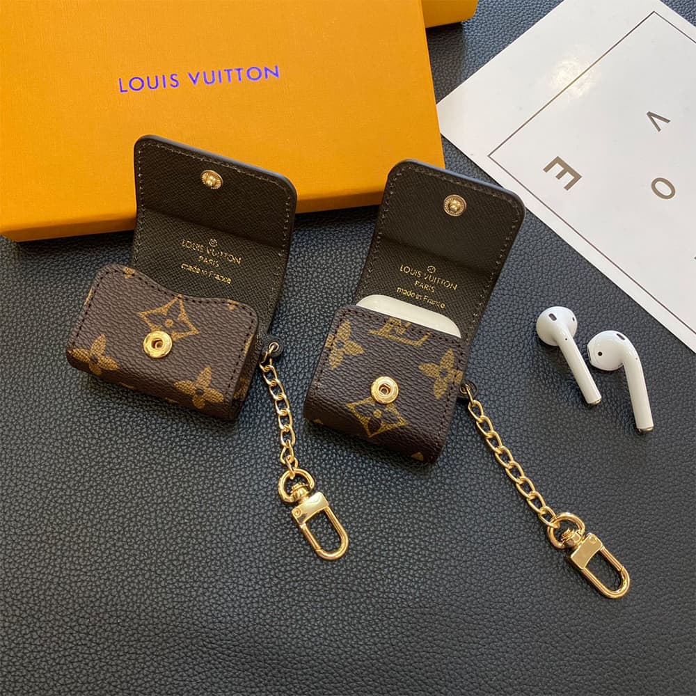 Louis Vuitton AirPods Case Collection - Monogram & Damier with Gold Chain (2 Universal Fits) Louis Vuitton AirPods Case Collection - Monogram & Damier with Gold Chain (2 Universal Fits)
