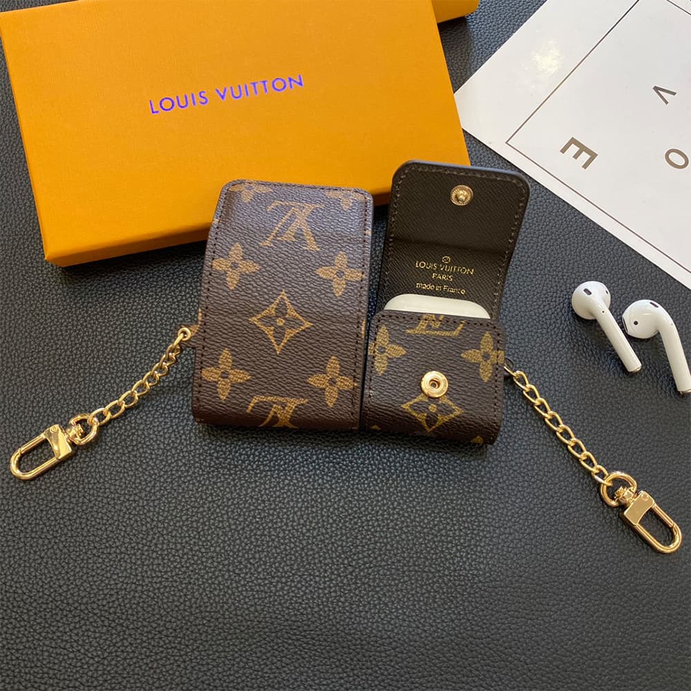 Louis Vuitton AirPods Case Collection - Monogram & Damier with Gold Chain (2 Universal Fits) Louis Vuitton AirPods Case Collection - Monogram & Damier with Gold Chain (2 Universal Fits)