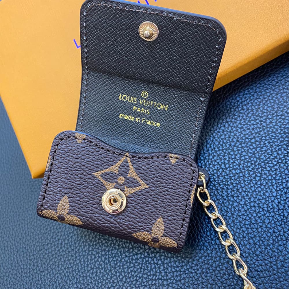 Louis Vuitton AirPods Case Collection - Monogram & Damier with Gold Chain (2 Universal Fits) Louis Vuitton AirPods Case Collection - Monogram & Damier with Gold Chain (2 Universal Fits)