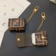 Fendi FF Monogram AirPods Case - Luxury Leather Cover with Gold Chain (2 Universal Fits) Fendi FF Monogram AirPods Case - Luxury Leather Cover with Gold Chain (2 Universal Fits)
