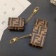 Fendi FF Monogram AirPods Case - Luxury Leather Cover with Gold Chain (2 Universal Fits) Fendi FF Monogram AirPods Case - Luxury Leather Cover with Gold Chain (2 Universal Fits)
