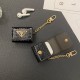 Prada AirPods Case - Triangle Logo Luxury Cover with Gold Chain (2 Universal Fits) Prada AirPods Case - Triangle Logo Luxury Cover with Gold Chain (2 Universal Fits)