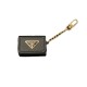 Prada AirPods Case - Triangle Logo Luxury Cover with Gold Chain (2 Universal Fits) Prada AirPods Case - Triangle Logo Luxury Cover with Gold Chain (2 Universal Fits)