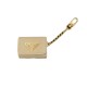 Prada AirPods Case - Triangle Logo Luxury Cover with Gold Chain (2 Universal Fits) Prada AirPods Case - Triangle Logo Luxury Cover with Gold Chain (2 Universal Fits)
