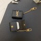 YSL Monogram AirPods Case - Metal Logo Luxury Cover with Gold Chain (2 Universal Fits) YSL Monogram AirPods Case - Metal Logo Luxury Cover with Gold Chain (2 Universal Fits)