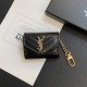 YSL Monogram Luxury AirPods & Samsung Buds Case - Quilted Leather with Gold Chain YSL Monogram Luxury AirPods & Samsung Buds Case - Quilted Leather with Gold Chain