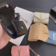 YSL Monogram Luxury AirPods & Samsung Buds Case - Quilted Leather with Gold Chain YSL Monogram Luxury AirPods & Samsung Buds Case - Quilted Leather with Gold Chain
