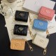 Dior CD Monogram Luxury AirPods & Samsung Buds Case - Quilted Leather with Gold Chain Dior CD Monogram Luxury AirPods & Samsung Buds Case - Quilted Leather with Gold Chain