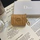 Dior CD Monogram Luxury AirPods & Samsung Buds Case - Quilted Leather with Gold Chain Dior CD Monogram Luxury AirPods & Samsung Buds Case - Quilted Leather with Gold Chain