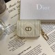 Dior CD Monogram Luxury AirPods & Samsung Buds Case - Quilted Leather with Gold Chain Dior CD Monogram Luxury AirPods & Samsung Buds Case - Quilted Leather with Gold Chain