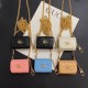 Gucci GG Luxury AirPods & Samsung Buds Case - Wave Pattern with Gold Chain Gucci GG Luxury AirPods & Samsung Buds Case - Wave Pattern with Gold Chain
