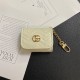 Gucci GG Luxury AirPods & Samsung Buds Case - Wave Pattern with Gold Chain Gucci GG Luxury AirPods & Samsung Buds Case - Wave Pattern with Gold Chain