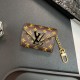 LV Luxury AirPods & Samsung Buds Case - Monogram/Damier with Oversized LV Logo & Strap LV Luxury AirPods & Samsung Buds Case - Monogram/Damier with Oversized LV Logo & Strap