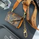 LV Luxury AirPods & Samsung Buds Case - Monogram/Damier with Oversized LV Logo & Strap LV Luxury AirPods & Samsung Buds Case - Monogram/Damier with Oversized LV Logo & Strap