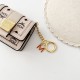 MCM Luxury AirPods & Samsung Buds Case - Monogram Leather with Detachable 'M' Chain MCM Luxury AirPods & Samsung Buds Case - Monogram Leather with Detachable 'M' Chain