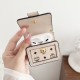 MCM Luxury AirPods & Samsung Buds Case - Monogram Leather with Detachable 'M' Chain MCM Luxury AirPods & Samsung Buds Case - Monogram Leather with Detachable 'M' Chain