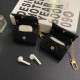 Chanel CC Quilted Leather AirPods & Samsung Buds Case with Gold Chain
