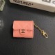 Chanel CC Quilted Leather AirPods & Samsung Buds Case with Gold Chain