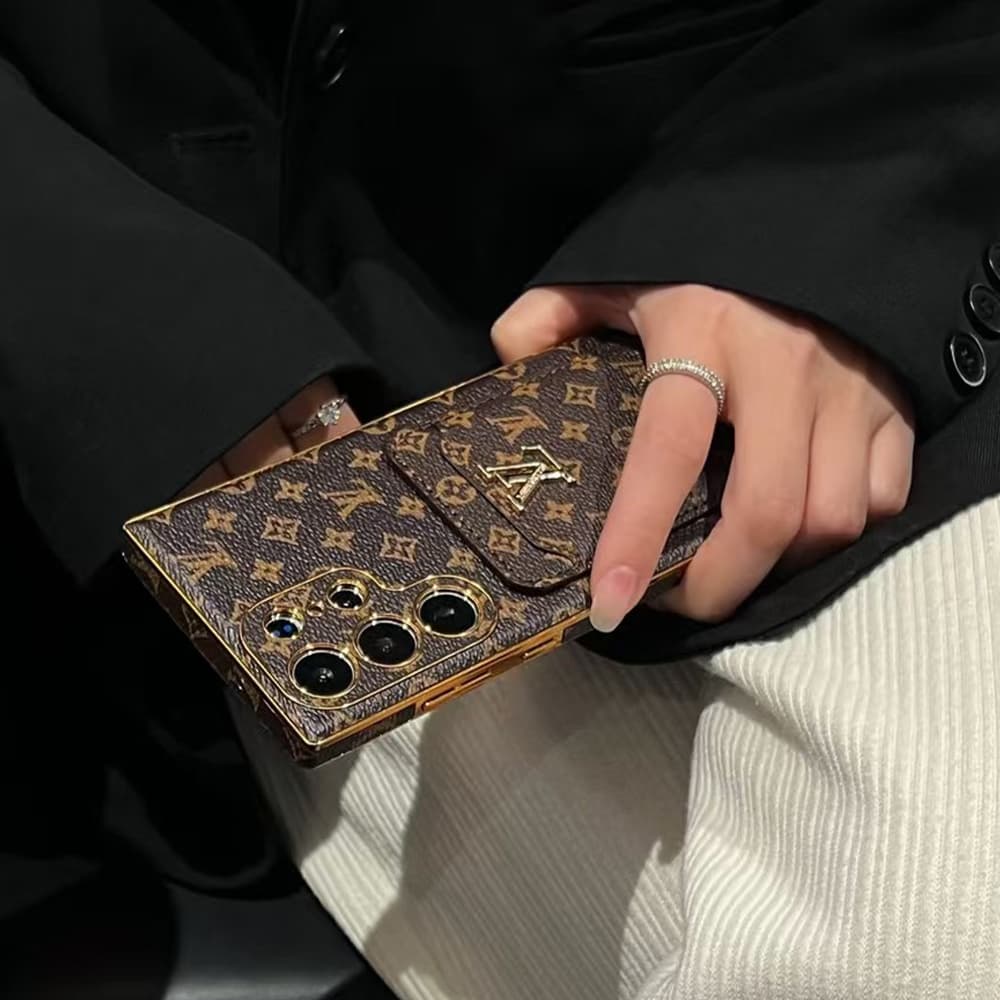 Designer Luxury Samsung Case - LV Monogram & Gucci GG Card Holder Cover for S Series Designer Luxury Samsung Case - LV Monogram & Gucci GG Card Holder Cover for S Series