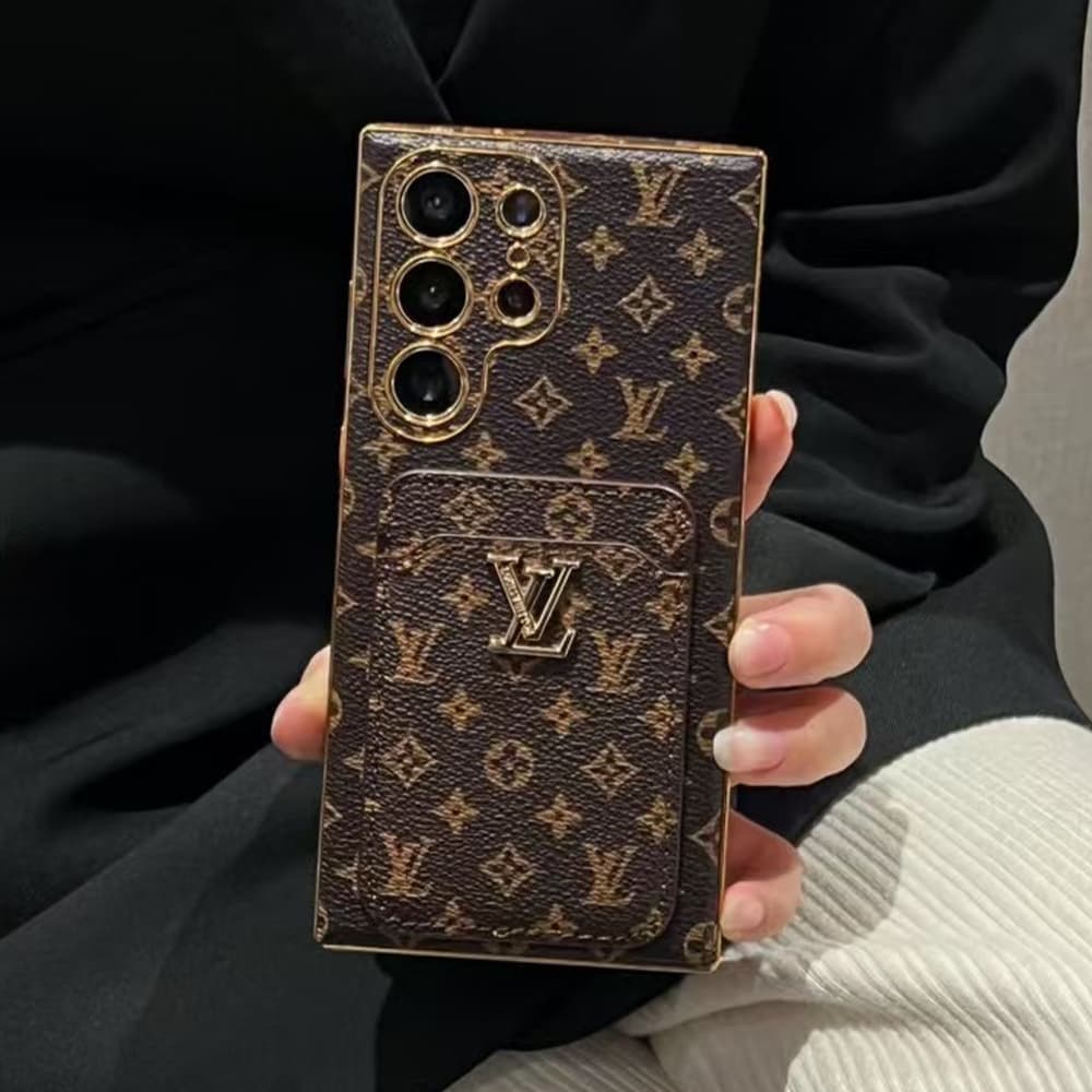 Designer Luxury Samsung Case - LV Monogram & Gucci GG Card Holder Cover for S Series Designer Luxury Samsung Case - LV Monogram & Gucci GG Card Holder Cover for S Series