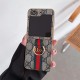 GUCCI Luxury Z Flip Case - GG Supreme with Red/Green Web & Finger Ring for Galaxy Z Flip GUCCI Luxury Z Flip Case - GG Supreme with Red/Green Web & Finger Ring for Galaxy Z Flip