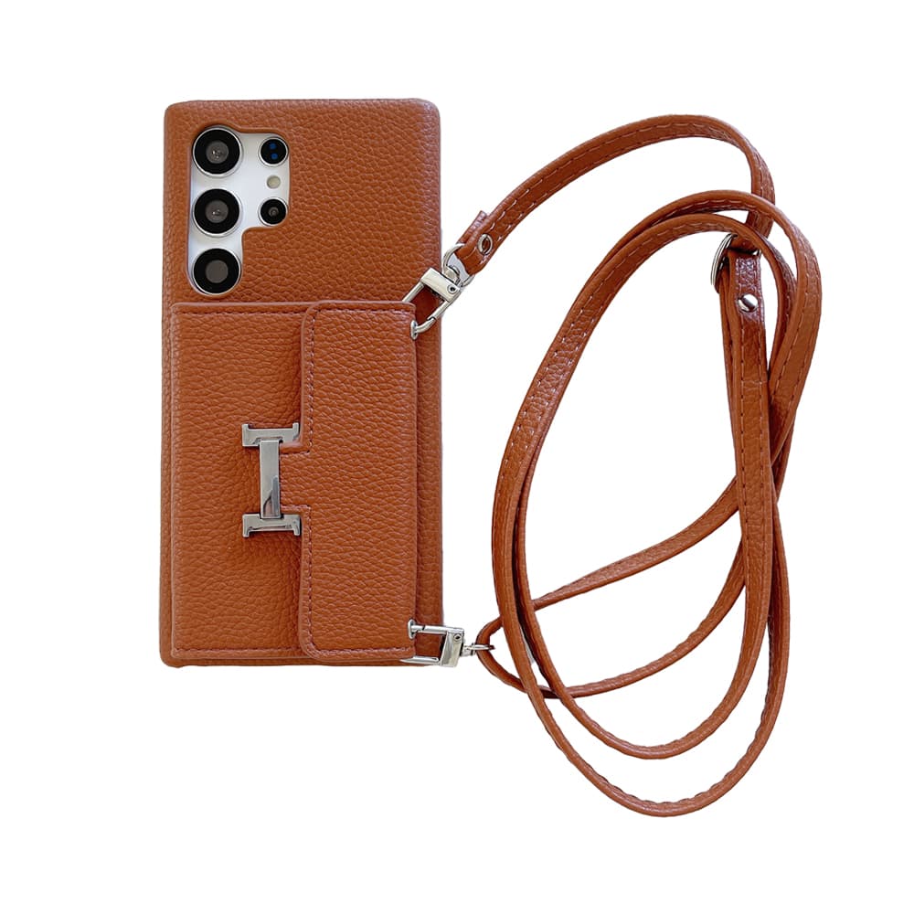 HERMÈS H Lock Designer Samsung Galaxy Case - Tri-Fold Wallet (6 Colors)
