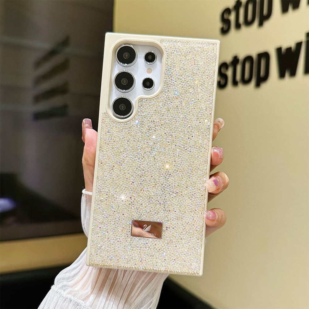 SWAROVSKI Crystal Embellished with Swan Logo Luxury Samsung Galaxy Case (9 Colors)