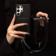 LOEWE Anagram Embossed Galaxy Case with Card Holder & Strap (4 Colors)